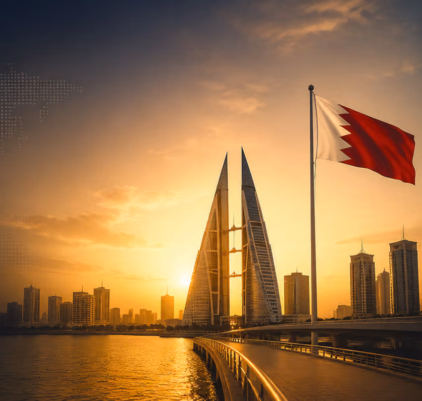 The Bahrain World Trade Center towers in Manama